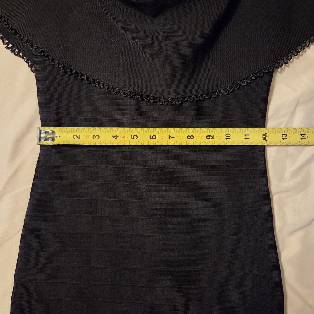 Marciano Black Strapless Dress - Picture 7 of 9